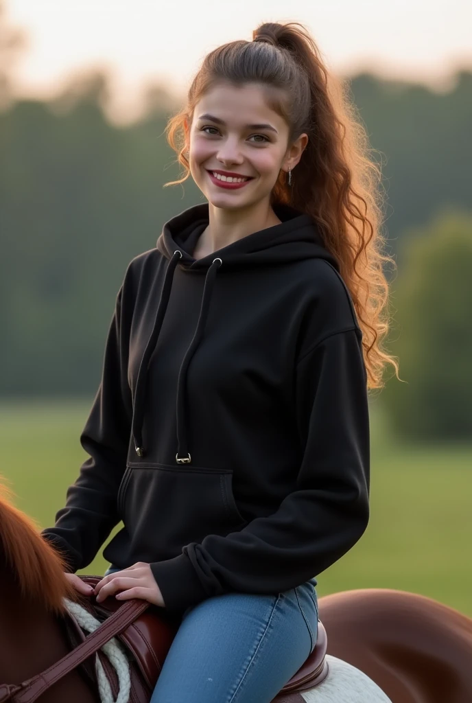 hyperrealistic beautiful busty 18-year-old women wearing henley shirt with puffer vest and cargo-shorts, sunglasses, model shooting full body photography, view from behind, natural redhead short straight ponytail, dark eye makeup with eyeliner, seductive smile, small necklace, 8K, Best quality, Meisterwerk, ultra high resolution, (Realismus: 1.4), Originalfoto, (realistische Hautstruktur: 1.3), (Filmkorn: 1.3), (Selfie-Winkel), 1 girl, Beautiful round hazel eyes and facial details, Meisterwerk, Best quality, posing outside with ancient city ruins skyline with flashlight at night, nsfw