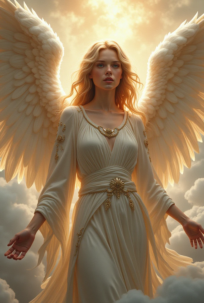 Harpy with angelic appearance 