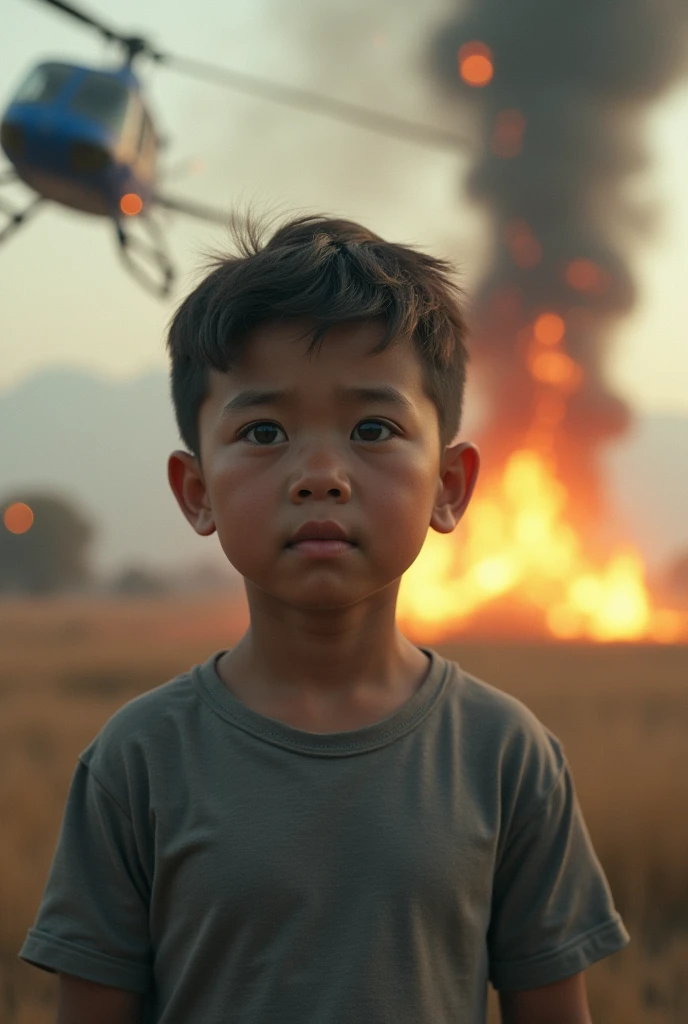Boy trapped in a nuclear。Born in the Land of Opportunity、Trying to wage war。