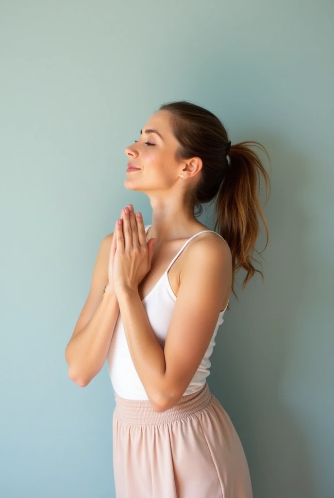 (((Masterpiece))), 1girl, one eye closed, cute, cute art, cute, kawaii, left eye closed looking at viewer, high quality, hair style space bun, dress, white long tube socks, sneakers nike white, park, PRAYING HANDS, PRAYING HANDS, PRAYING HANDS, PRAYING HANDS,