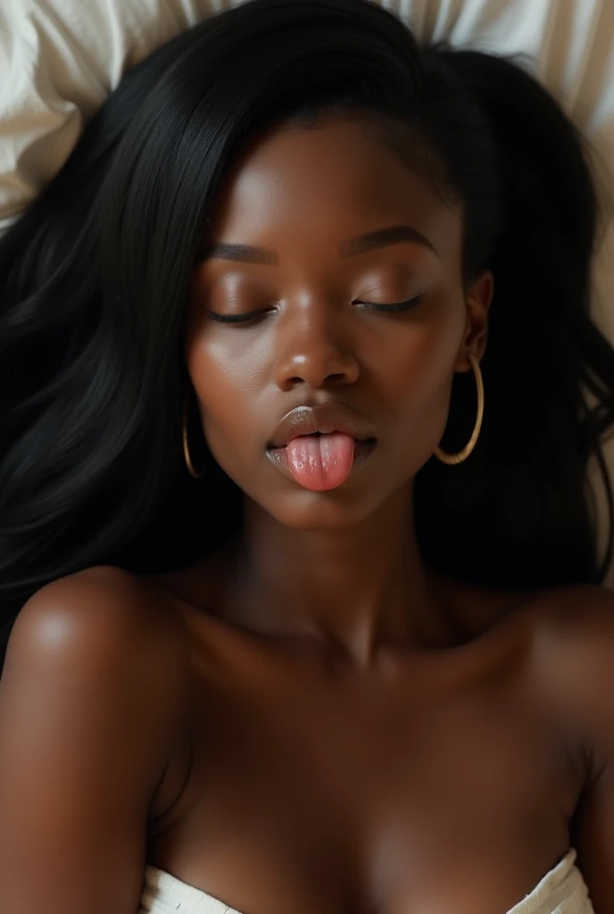 face portrait photo of beautiful Black skin woman kneel down, cute face, happy face, Black, kneel, kneel down, Black skin, Black girl, ser film body, full body, nude , completly nude, no clothes, with sperm km face, with sperm sperm , sperm on face,long hair, open mouth view for above, view from above of she, above from she, (highest quality:1.4), 32K resolution, (realistic:1.5), (Super realistic:1.5), High resolution 32k UHD, (masterpiece:1.2)), (Improvement of quality:1.4), (very beautiful facial details), (Highest quality realistic skin texture:1.4), (perfect anatomy:1.2), Black skin, Black girl, sexy , long hair, long hair, NSFW open mouth, open mouth, cute face 