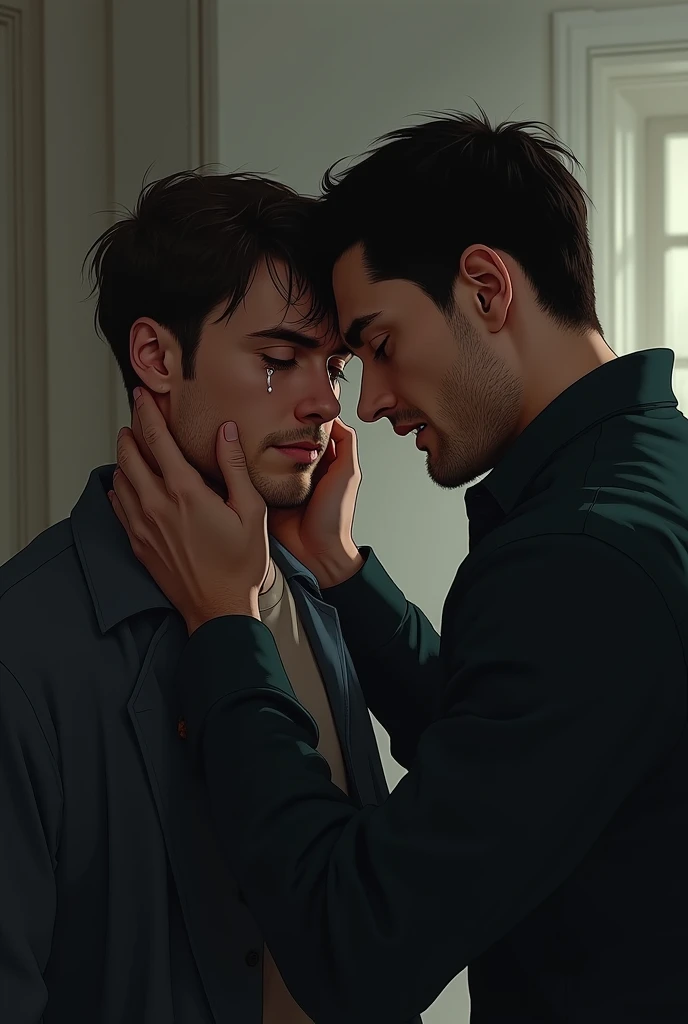 Two boys,kiss,modern day,Room Wear,Two boys kissing each other,Need --auto