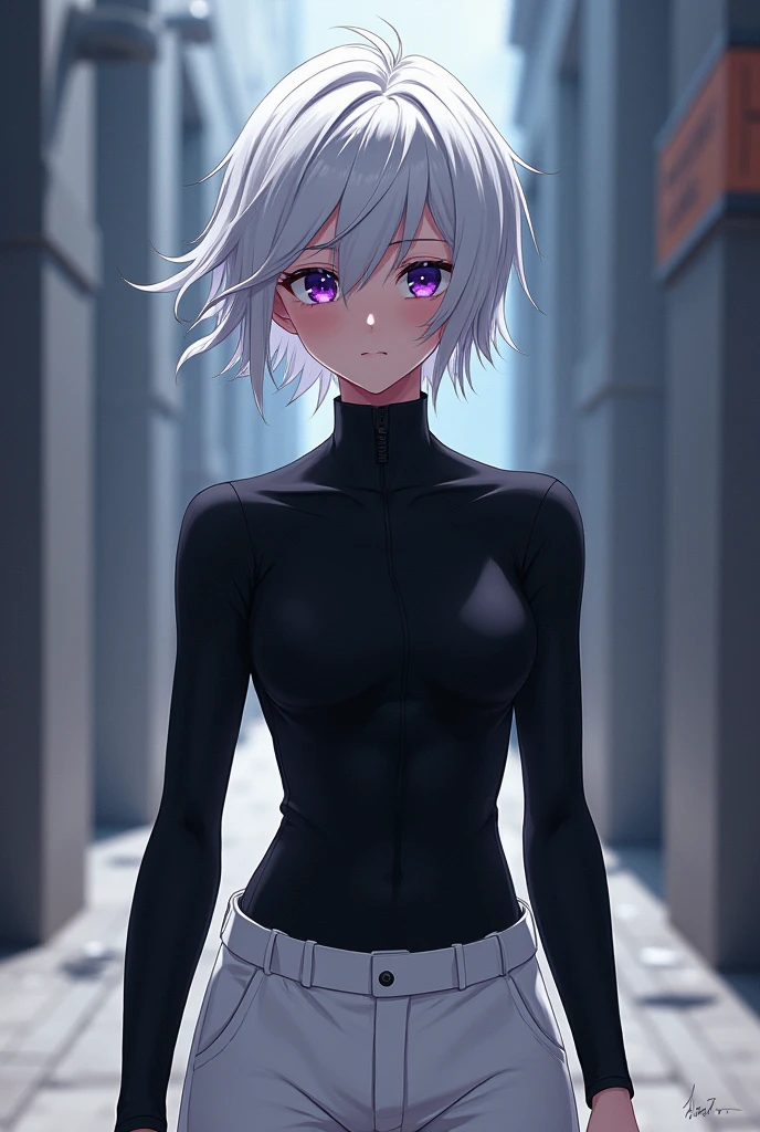 <lyco:Zest-NAI-LyCORIS:0.8>
1girl, solo, zste, hair ears, taut black turtleneck, impossible clothes, upper body, facial mark, light green eyes