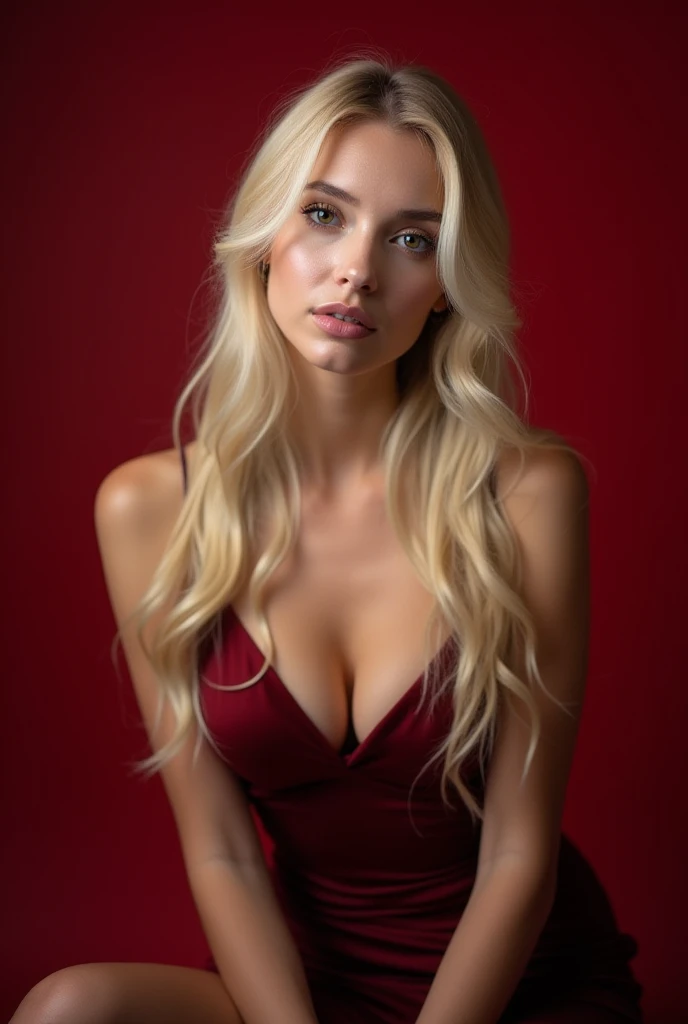 femme avec lingette rouge, Portrait Sophie Mudd, Portrait de Corinna Kopf, cheveux blonds et grands yeux, Selfie d'une femme, Les yeux dans la rue, ohne Maquillage, maquillage naturel, Look directly into the camera, sexy lingerie, detailed cameltoe, Spread your legs, plaisir, se sent bien