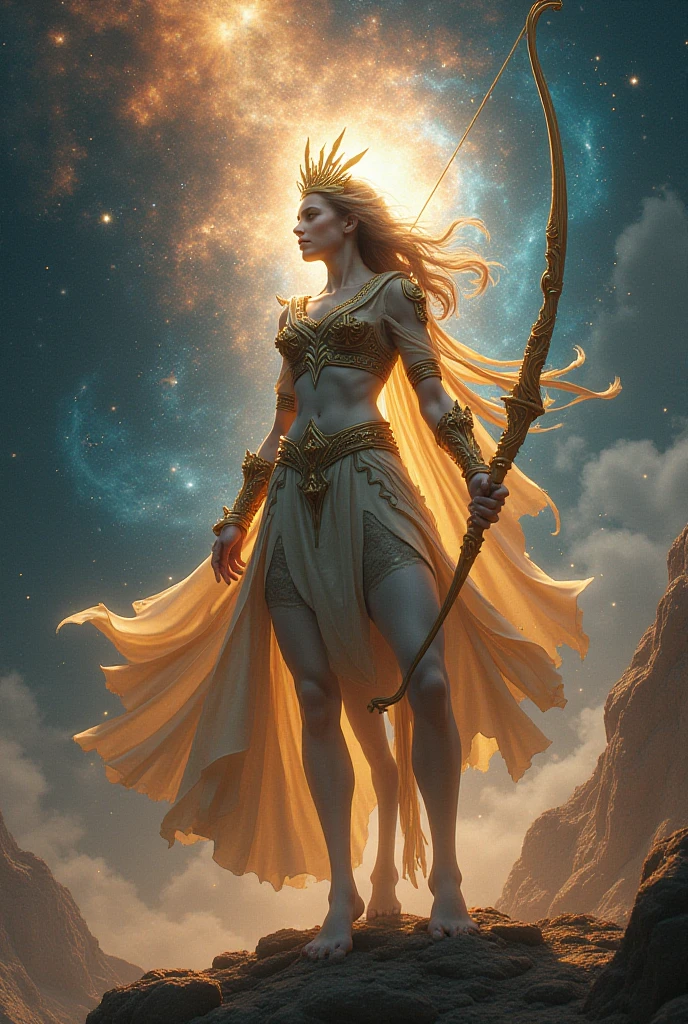 create a {mighty Centaur(a creature with the head, arms, and torso of a woman and the body and legs of a horse.)} ruling the universe, low angle shot, karol bak uhd, beautiful digital artwork, centaurin a cosmic armor suit , 8k highly detailed digital art, digital art fantasy, digital art fantasy art, gorgeous digital art, digital fantasy art ), detailed fantasy digital art, digital fantasy art, beautiful sci fi art, vibrant luminescent epic surreal nebula scenery, closed mouth, depth of field, eyelashes, glowing, jewelry, light particles, lips, nose, planet, profile, realistic, long flowing hair, holding lightning trident solo, space, full body,