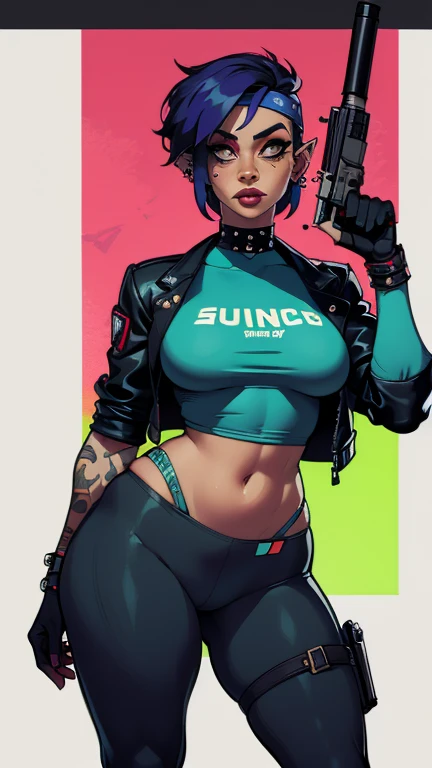 ((zoom in) Create a scene of a large wall painted with colorful paints simulating tattoos illuminated with neon by drawing the title Ai, ai my love