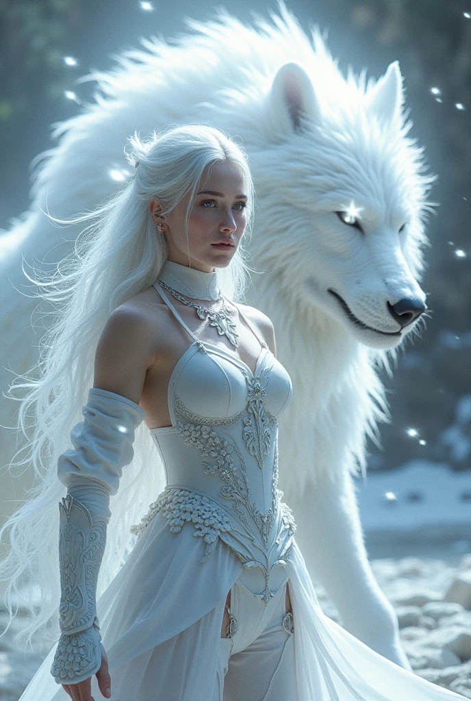 A crystal castle sealed in a magic book,Blood,Night, Dark, (fantasy),unlimited,Deep blue sky,The abyss of knowledge,cowl,((masutepiece)), (((Best quality))),((Beautiful fine eyes)),(eyeslashes)、(((Beautiful girl riding a huge white bear)))、(1 rapariga)、The perfect human structure、Blowing in the wind、long whitr hair、abyss eyes、glowy skin、oiled、small tits、Wizard robes、Tattered fabric、Realistic coat、Think、Super delicate CG Unity 32k wallpaper、tmasterpiece, ((ultra - detailed)), ((illustratio)),Extremely colorful,the wallpaper,energy,Unknown terror,mind bending,Around the magic,Magical environment,wands,Boken,Flight page,Know it all,Predicting the future、Learn about the past、Infinite wisdom、Blue Flame、Warlock、Magic Circles、pentacle、Spells、mantra、Singing magic