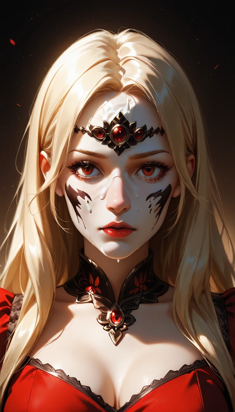 A deity, kavellion style, close-up photo of a noblewoman, Russian horror style, blood sculptures of tsutomu nihei, emil melmoth, zdzislaw belsinki, Craig Mullins, yoji shinkawa, bloody, trends on the art station, snake by Jean-Honor Fragonard, Peter Mohrbacher, super detailed, Crazy details, intricate, elite, art nouveau, gorgeous, liquid wax, elegant, luxury,