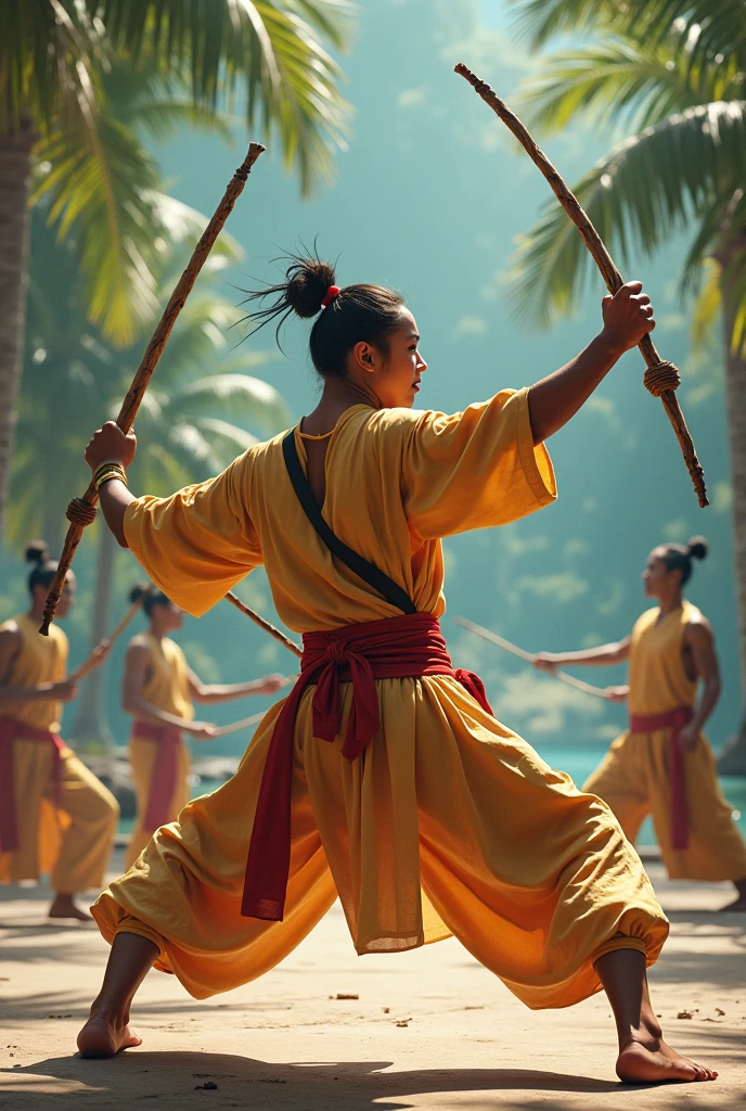 Silat martial arts 