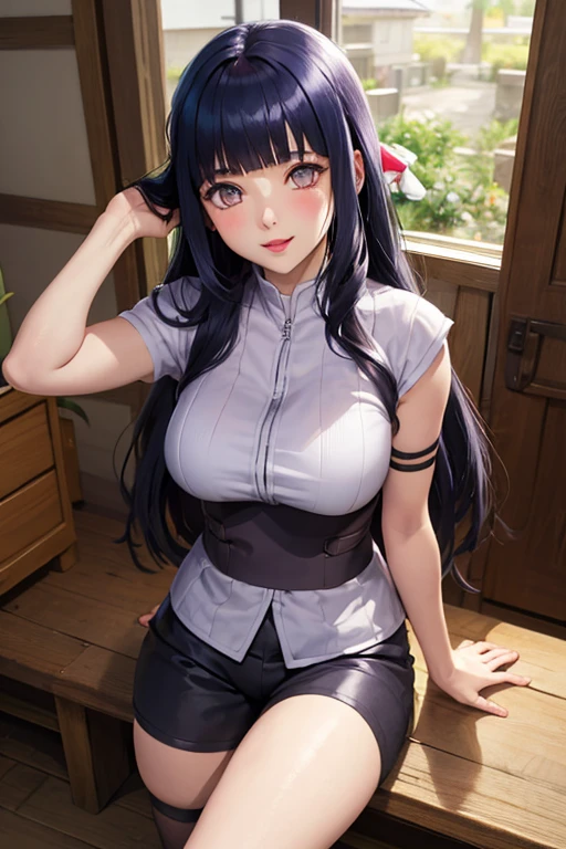 ((masterpiece)), (bestquality), ((ultra-detailed)), depth of field, (dynamic angle),detailed lighting, (beautiful detailed blue eyes), 1woman, ((voluminous long black hair styled into one single long braid down to her waist)), tomboy, ((sitting in a lab, wearing a White lab coat)), perfect Body, medium bust,