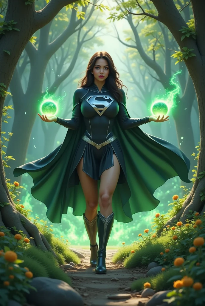 Beautiful, Powerful supergirl with flowing blonde hair and a captivating smile. your strength, Muscular Physique Radiates Confidence and Strength. Os detalhes intrincados de seu rosto, prosthetic arm, Leg prosthesis, showing off her piercing blue eyes and perfectly shaped lips, melhorar seu carisma geral. She is the epitome of female empowerment and strength. Realistic, fotografia. Fantasia rasgada.
Ela fica alta em um jardim vibrante, Full of lush greenery and colorful flowers. Sunlight gently caresses your flawless skin, criando um, brilho suave. The garden is teeming with life, com borboletas voando ao seu redor, attracted by its natural beauty.
The scene is captured in stunning 8K resolution, garantindo a mais alta qualidade e clareza. The image is ultra-detailed, reflecting every intricate aspect of Supergirl's appearance and the surrounding environment. With realistic and photorealistic rendering, Cada detalhe, from the texture of the hair to the delicacy of the petals, is brought to life.
O estilo de arte mistura elementos de retratos e arte conceitual, creating a unique and captivating composition. It shows the powerful presence of supergirl amidst the serene beauty of nature. The colors are vivid, accentuating the vibrancy of the garden and enhancing the overall aesthetic appeal.
The lighting in the image is meticulously crafted, emphasizing Supergirl's characteristics and adding depth to the scene. O macio, A luz do sol quente projeta sombras delicadas, melhorar ainda mais a qualidade tridimensional da obra de arte.
Em resumo, The prompt is:
Supergirl, louro, peituda, musculoso, belos olhos detalhados, beautiful detailed lips, olhos e rosto extremamente detalhados, long eyelashes, cena do jardim, 8K resolution, ultra-detalhado, Realistic, fotorrealista, retrato, arte conceitual, vivid colors, luz solar quente, Women's Strength and Empowerment.