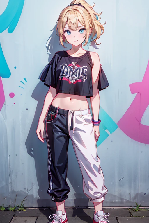 Anime character with cat ears and a pink bra top, anime full body illustration, personagem estilo anime, estilo anime moderno, fanart menina urbana, anime moe artstyle, estilo anime 4K, Garota de anime cyberpunk com capuz, estilo anime, arte anime de alta qualidade, corpo inteiro!!, estilo de arte de anime, 2 d estilo anime, Roupas de rua, estilo anime. 8k
