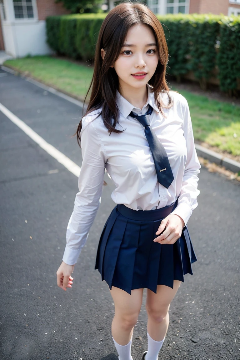 (((high detal,high-detail、​masterpiece,Attention to detail))),Arab-asian woman in uniform, Realistic Young Gravure Idol, a hyperrealistic schoolgirl, Japan school uniform, japanese girl school uniform, a hyperrealistic schoolgirl,Young Pretty Gravure Idol, wearing japanese school uniform, Young Sensual Gravure Idol, Young Gravure Idol, Beautiful but innocent schoolgirl when you laugh,the whole body is wet,dripped out,with a flushed face,Beautiful girl with beautiful legs,Beautiful woman natural light、the whole body is wet,Sheer clothing,Semi-long,perm,Brown shiny hair,Hair is wet,Dripping water,dripping,,Have a troubled face,
