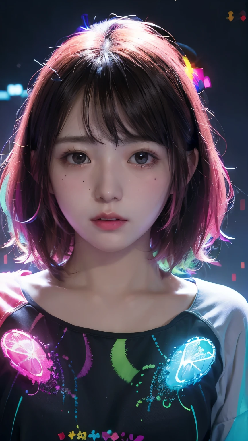 (Browsing Caution:1,4),Mix 4, (8k, RAWphotograph, Highest quality, Tabletop: 1.45), (Realistic, Realistic: 1.37),illumination, night, プロのillumination, photographn mapping, Radio City, Physically Based Rendering, Gradient Brunette, 高品質のphotograph, High resolution, 1080P, (Detailed facial depiction), (Detailed description of the hand), (Delicate CG), Extreme light and shadow, Rich details, (Detailed facial features), (Highest quality), Look in front of you, Highly detailed face, Highly detailed lips,  超High resolution, (Faithfulness: 1.4), photograph, 1 person, [(sad)],  , Thin limbs, movie, Cool pose, I Cup, Highest qualityな完璧なボディ, photographのような, (1 person: 1.3), Perfect balance, (Huge, Perfect breasts, Areola),(Realistic, Photorealistic:1.37),1 personの少女, Cowboy Shot,Professional Lighting, Photon Mapping, Radio City, RAWphotograph、(Photorealistic:1.4)、Octane Rendering、Complex 3D rendering with ultra-detail, Studio Soft Light, Rim Light, Vivid details, Super Detail, Realistic skin texture, Detailed aspect, Beautiful details in the eyes, Highly detailed CG Unity 16k wallpaper, compensate, (Detailed Background:1.2),Highest quality, 超A high resolution, Tabletop, 1 personの少女, 1 personの,alone, Upper Body,View Viewer, Black Background, Bobcut, short hair, Multicolored Hair, compensate , Lips parted, Black Lips, eyeliner, Gothic, Goth Girl,((Light on face:1.2)),((movie照明:1.2)),(Photorealism:1.4),((necklace)),((A woman who always smiles)),((nightのプールサイド:1.6)),((Lighting on face:1.1)),((Delicately depicting the face:1.2)),(Pixie Cut:1.5),((Multicolor hair color:1.4)),(((Completely naked))),(((nsfw))),(((Completely naked))),((((Completely naked)))),(((nsfw))),((Small breasts:1.2))