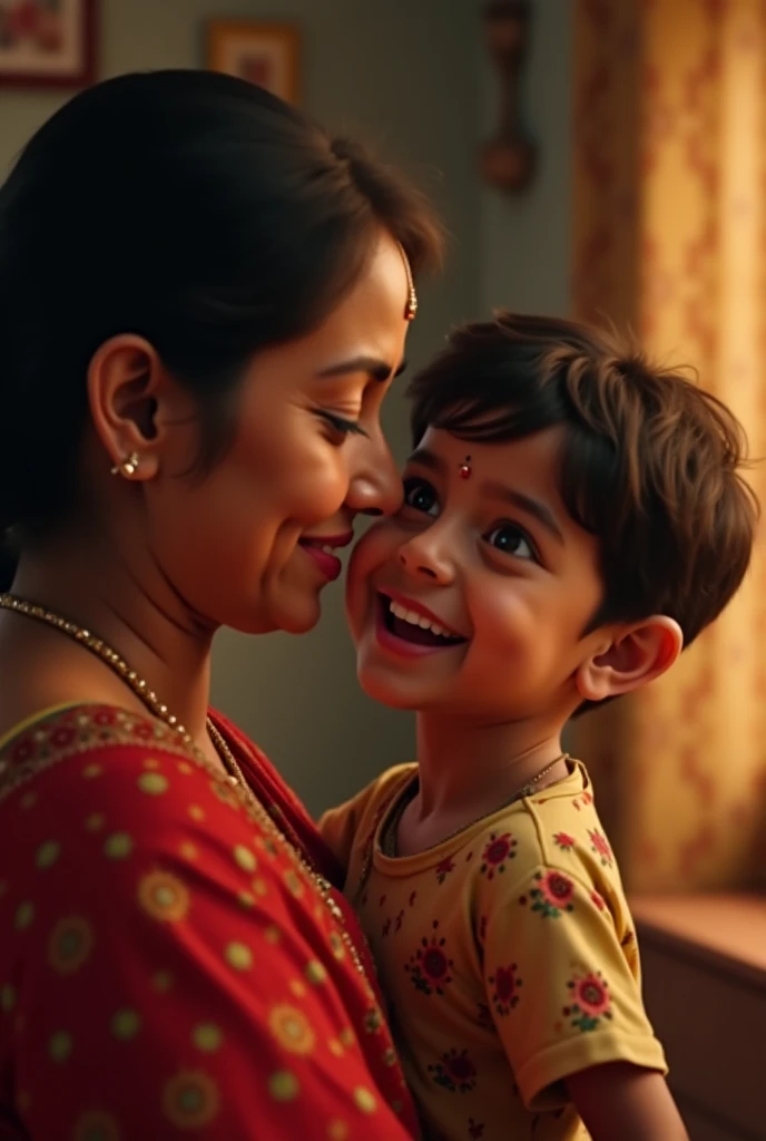 Indian Aunty Kissing Boy SeaArt AI Indian Aunty Kissing Boy SeaArt AI