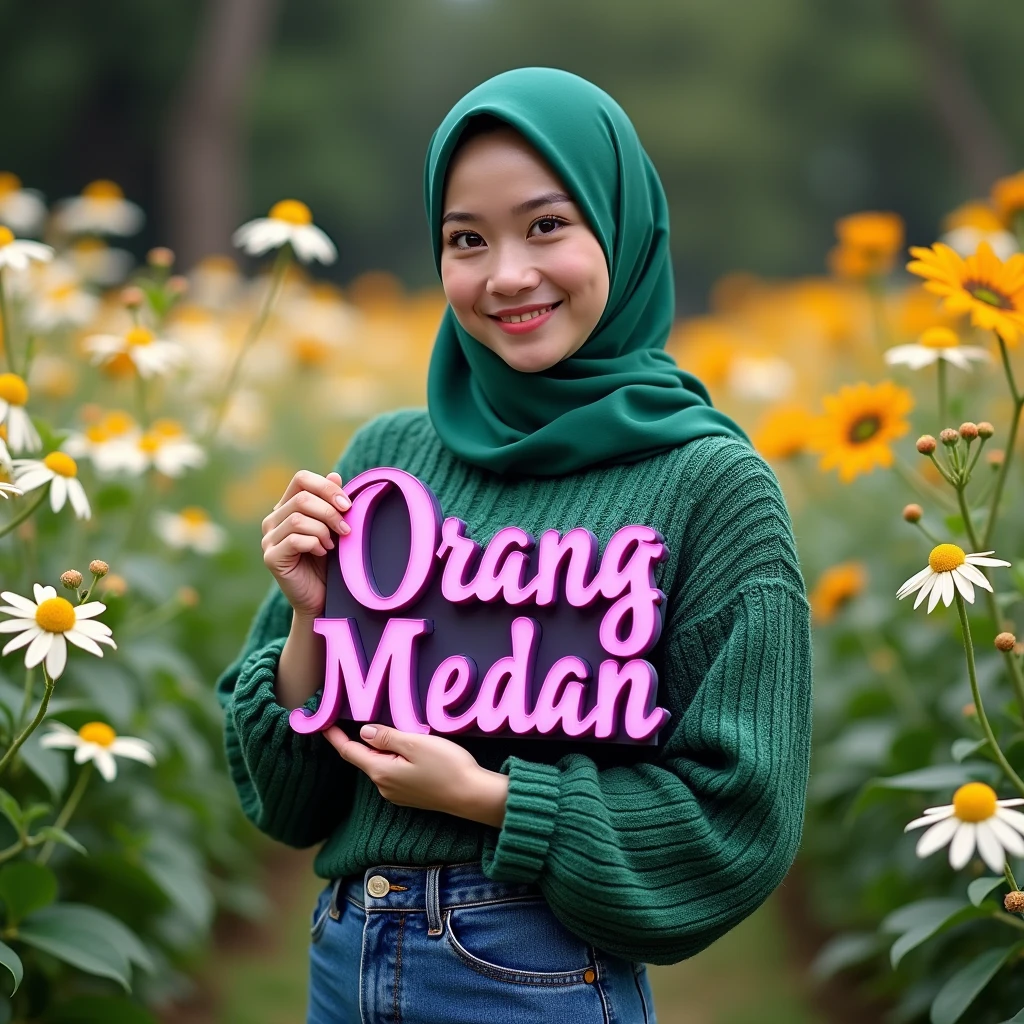 there is a woman sitting in front of a display of flowers, inspired by Fathi Hassan, hijab, inspired by Sarper Baran, faridah malik, inspired by Basuki Abdullah, larapi, by Basuki Abdullah, harumi, hurufiyya, hyper realism, full protrait, inspired by Maryam Hashemi