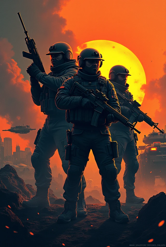 photo of (TwinRealms:1), epic composition, cinematic lighting, Incredible Heroic Soldiers of the (PromptHeist:1)