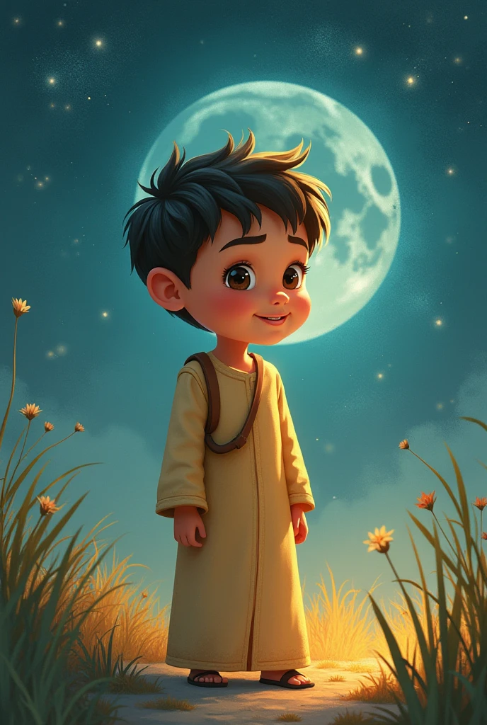 Once upon a time, there was a kind boy named Zayd. He loved learning about Allah and always prayed five times a day. One night, his grandmother told him a story before bed.
She said, "Long ago, there was a boy named Abdullah who lived in a small village. He loved to help others. One day, he found a little bird with a broken wing. Abdullah took care of the bird and prayed to Allah to heal it. After a few days, the bird's wing was healed, and it flew away happily.
Allah loves those who are kind to His creation. The Prophet Muhammad (PBUH) said, ‘Show mercy to those on earth, and the One above the heavens will show mercy to you.’"
Zayd smiled and said, "I want to be like Abdullah and make Allah happy." His grandmother kissed his forehead and said, "Then always remember to be kind and trust in Allah