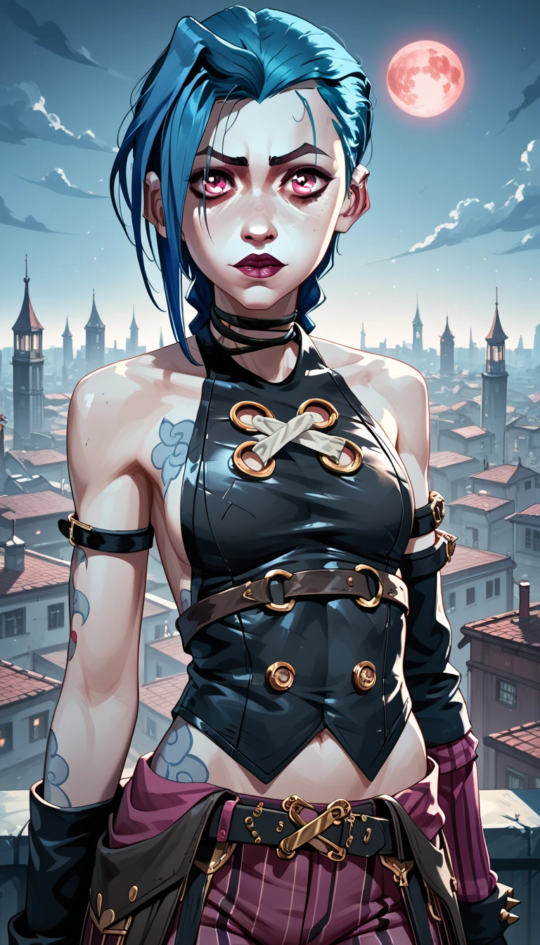(In the roof gardenA woman who is a mother),29 years old,oily skin,pov(charm:1.4),(Sheer tights:1.4),(science fiction:1.3),(fantasy scenery:1.3),
beautiful image,perfect shading,Classic Hollywood glamour,A carefully cut hairstyleelegance,sweaty skin,Sexually suggestive,Urge sexMischievous smile,
intricate details, highly detailed, high resolution, HDR, realistic, dusty sunlight, ray_tracing, sun_flare, cinematic (beautiful detailed face:1.0), perfect lighting, (vivid colors:1.3, color full:1.3), ultra detailed 8k cg, extremely absurd,
extremely detailed face, beautiful, perfect face, beautiful face, realistic face, atural makeup, beautiful goddess, 1girl, nice girl, mature female, perfect female body, sexy, alluring, attractive, hot, enchanting,  seductive, erotic,
lips, beautiful lips, subsurface scattering, reflections, eflections, dramatic, realistic hair, ultra detailed eyes, Realistic eyes, looking at viewer, Detail hands, realistic hands, realistic legs, eautiful legs,
realistic skin, skin pores, (shiny skin:1.3),(thick thighs:1.3),athletic,wide hips,perfect female body, narrow waist,extremely fine complexion,(masterpiece:1.4),(soft lighting:1.4), bokeh, depth of field, photorealistic, caustics,
(best quality),sparkling eyes,
<lora:more_details:0.5>,    <lora:lQI:0.5>,  <lora:maya_(borderlands_2):0.8>,maya (borderlands 2),short blue hair, contemptuous expression,(blue pants,denim shorts:1.4),(heavy makeup:1.3),(blue lipstick:1.3), cleavage, gloves, looking at viewer,mole under eye, smile,tattoo,MayaBL2