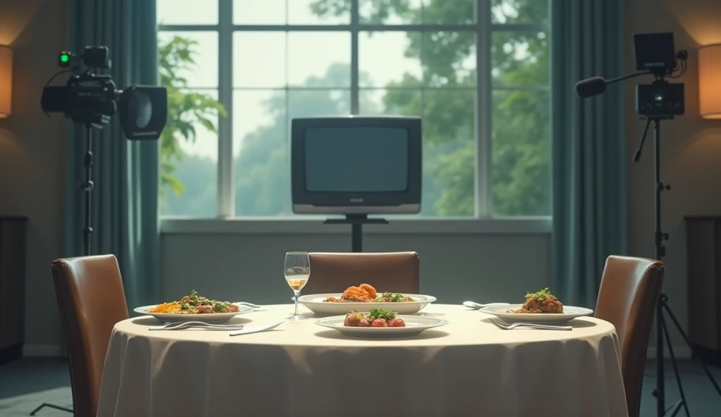 There is a man and a woman sitting at a table with a plate of noodles, os amantes comem, Alimentos comerciais 4K, filme ainda 8K, cartaz de filme sem texto, cena do jantar, fundo do diner, propaganda de alimentos, filme fotorrealista ainda, promotional render, rotoscopia, comer espaguete, tela verde, filme realista ainda, cena de um filme
