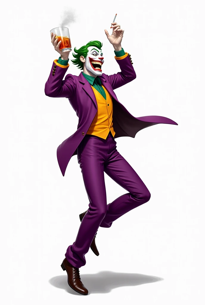 Official Art, masterpiece, Clear focus, Extremely detailed, (Side Light:1.2), clown,Suit,crazy,male,whole body,mystery,magician帽,Suit外套,Vest,leather shoes,wear gloves,magician,weird,Strong build,