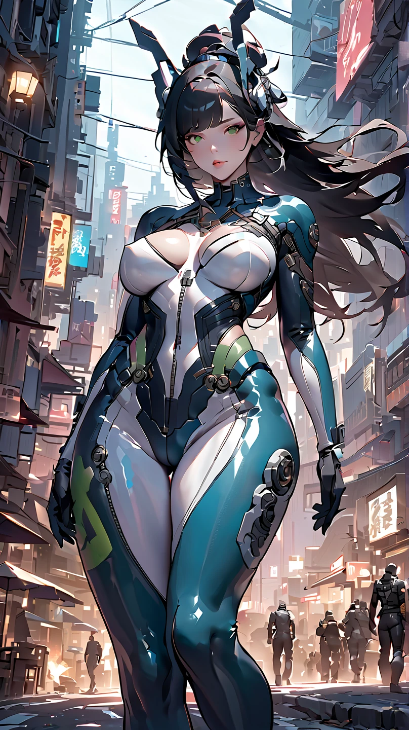 1girl muscular toned body bodybuilder curvy wide hips thick thighs huge  black hair yellow eyes very long hair pale skin angry curvy (((cybernetic suit))) (((cybernetic suit))) (((cybernetic suit))) (((cybernetic suit))) (((cybernetic suit))) (((cybernetic suit))) (((cybernetic suit))) (((cybernetic suit))) thick thick thick thick 