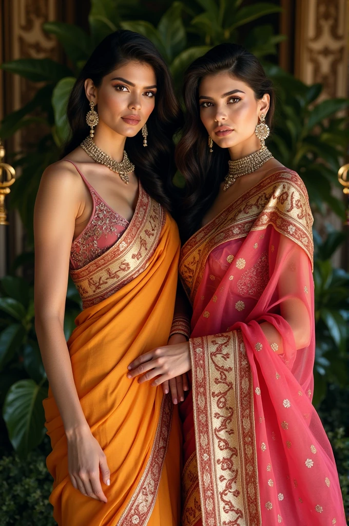 Woman in Radiant Red Saree : Provocative Indian Elegance
(Raw: 1.3), (Realistic: 1.5), (Clarity: 1.5), (Two Individuals man and woman sex ), Indian, (Age Range: 30 - 35), ((Height: 1.9)), (( the woman big breasts )), ((Sari Fabric: Rich Red Silk, Border Embroidered with Gold Threads)), ((M Attire: Loincloth adorned with intricate patterns, elbow-length sleeves)), ((Woman Attire: Sari draped in traditional Indian style,