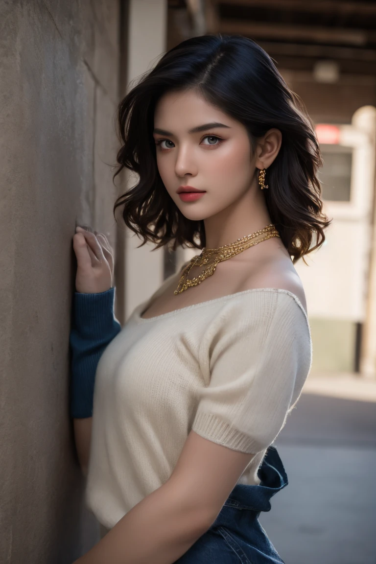 Messy hair, Best Quality, Illustration, Ultra-detailed, finely detail, high resolution, 8K Wallpaper, Perfect dynamic composition, Beautiful detailed eyes, Natural Lip, black cotton sweatpants , Big breasts, (open coat:1.2),(braless topless:1.1),nipples detail,in classroom,dark environments,lighting