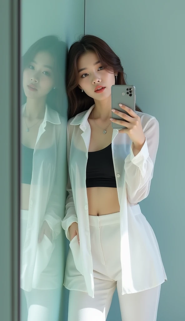 the night，Realiy，k hd，femele，Small，Thin waist，Neon scene