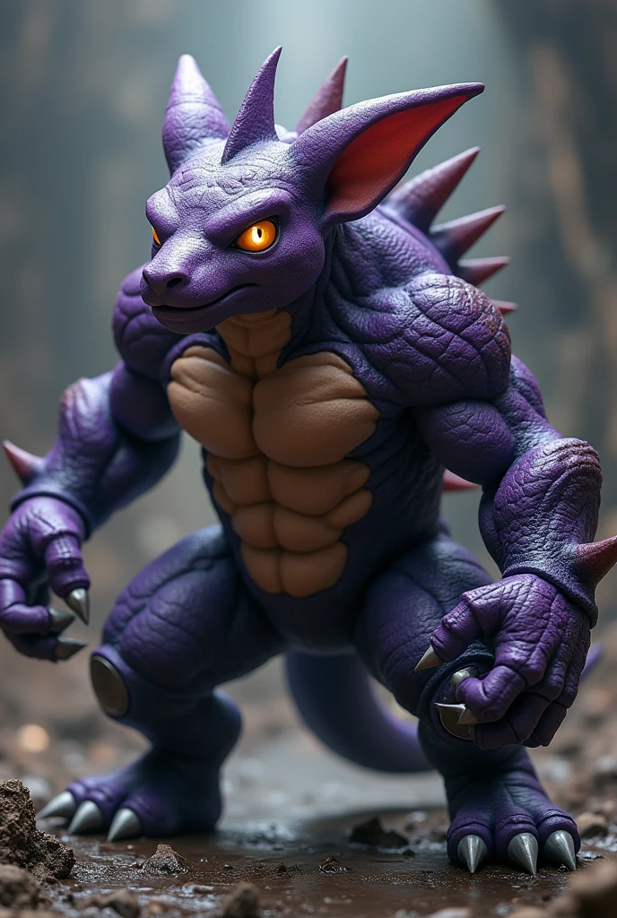 Male genitalia ejaculating、Abnormally large scrotum、Testicles as big as balance balls、Very muscular male dragon、Abnormally large male genitalia、Very long penis、Abnormally large muscles all over the body、very developed abs、Purple scale dragon、Purple scales like a crocodile、Composition looking up from diagonally below、Standing Dragon、Hurrah pose、Sideways pose、Sharp toenails、Face facing up、Roaring crocodile face、Anime-style crimson eyes、Armpit Hair、chest hair、pubic hair、Wide open mouth expression、A body that fills the screen、Concrete Background
