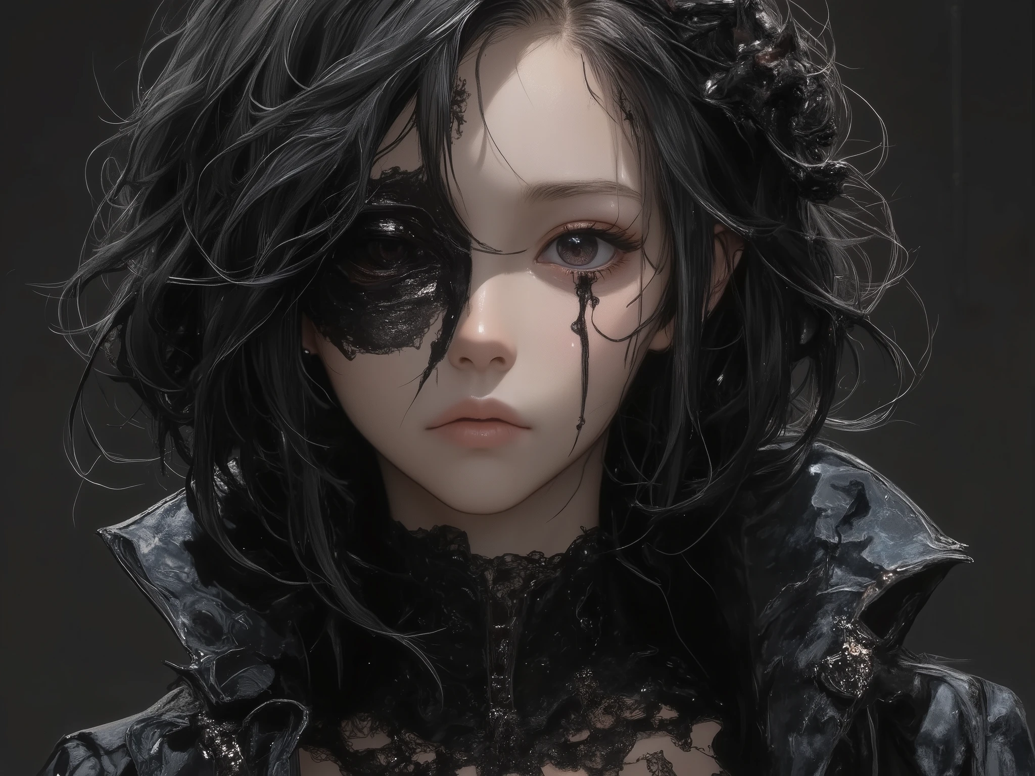 add black gothic tatoo