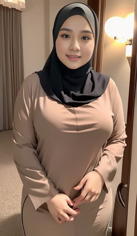 RAW, Best quality, high resolution, work: 1.3), Beautiful naked Pakistani woman in hijab , Highly detailed CG Unity 8k wallpaper, top quality, super detailed, masterpiece, realistic, photorealistic, highly detailed cute girl, 25 years old, kitchen detailed,sweaty skin, blush, full laugh, smile, parted lips, round eyes, medium breasts, bun_head , ((erect, emerge, streak)), waist shot, ((wide hips, thick thigh, protruding ass)), (ass countour and vulva vagina can be seen ), perfect hourglass figure detailed, naughty face detailed, seductive