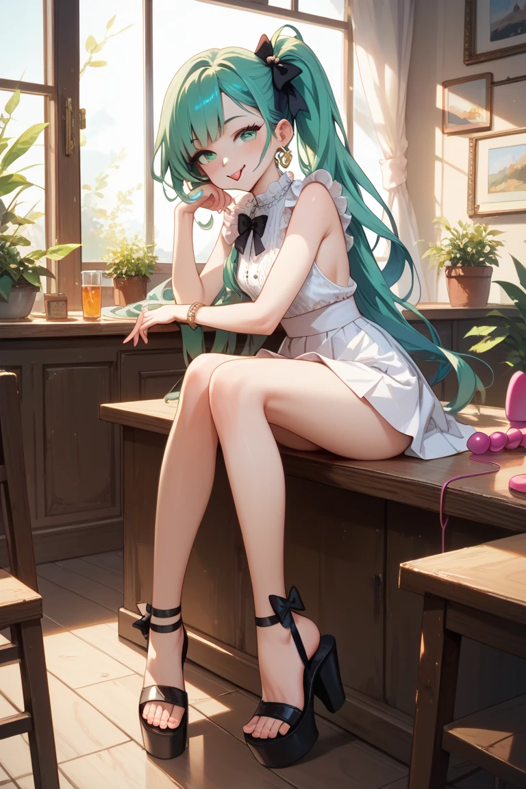 The beauty of the white workplace,Super detailed face, Detailed eyes, 二重まぶた, Slim Faces, 城市,tmasterpiece,black colored leggings,high-heels,fishnet stockings