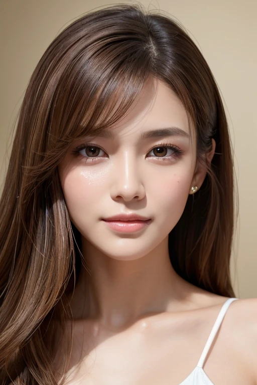 ((best quality, 8K, masterpiece: 1.3)), 1 girl, Slim belly beauty: 1.3, (Hairstyles Brown Hair Shortcuts, Large target: 1.2), skirt: 1.1, Super thin face, Exquisite eyes, Double eyelids, Smile, Home, RAW photos