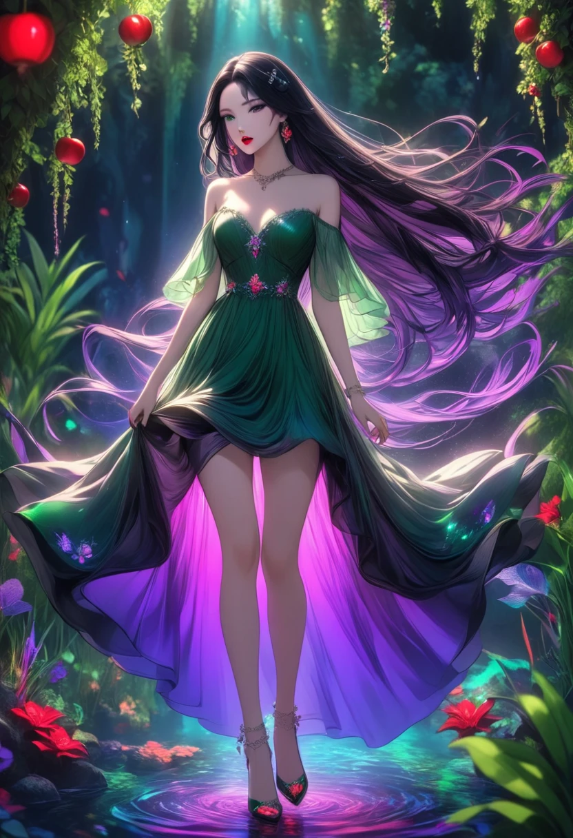 tmasterpiece,超A high resolution,a beautiful woman,The perfect figure to fly in the sky,The facial features are delicate and beautiful,middlebreast,No clothes all over,((There are a lot of flowers in the picture)),The body is wrapped around the body with gemstones and flower vines,many,Gemstones and jadeite are connected with green stems to decorate the body,(The body is surrounded by dense flower branches),Correct human posture,Correct anatomy,Magical world,Artistic effects,rich colours,The colors are natural,Extremely high imagination,Perfect artistic effect,Shadows are clear,ultra-realistic realism,Real Photographics,Ultra HD images,High quality detailing, Cinematic lighting,((Contre-Jour)),absurderes, unbelievable Ridiculous, hugefilesize, ultra - detailed, A high resolution, The is very detailed,best qualtiy,tmasterpiece,illustratio,The is very detailed,CG,unified,8k 壁纸,Amazing Cleavage,finely detailled,tmasterpiece