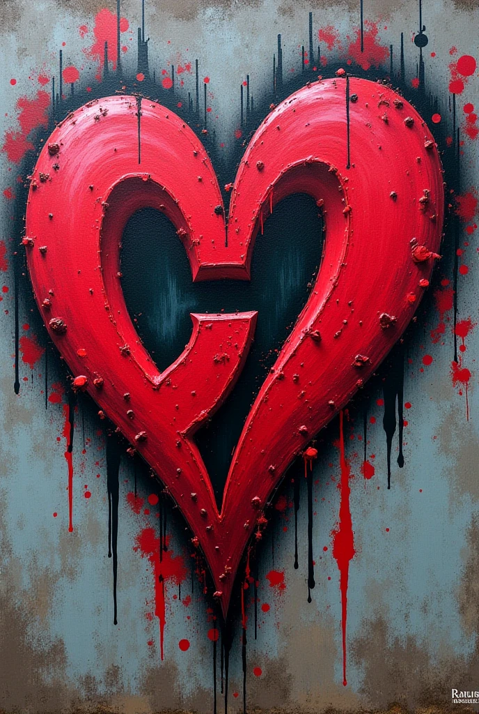 simple small heart graffiti