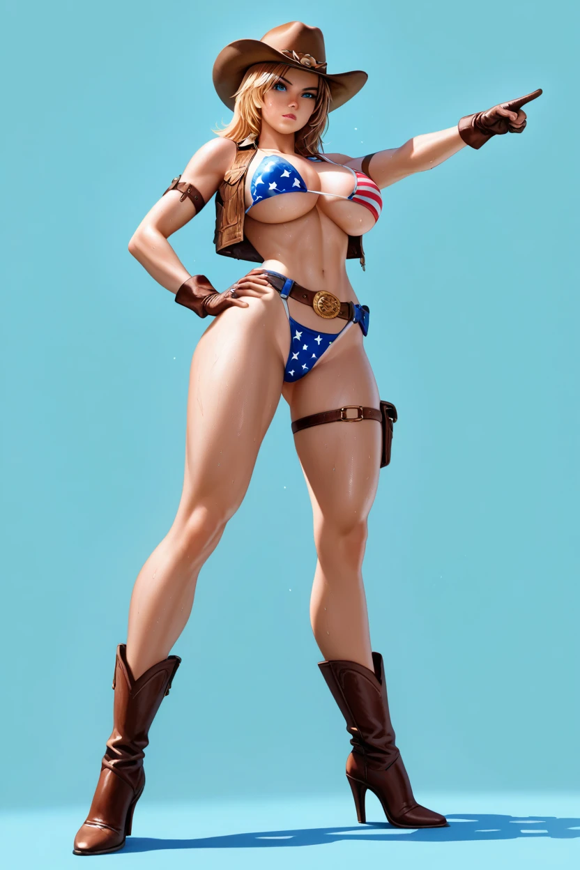 arafed poster of a sexy woman with guns in a movie, artgerm julie bell beeple, chris moore. artgerm, jean-sebastien rossbach, by Glenn Fabry, artgerm and gil elvgren, frank franzetta, portrait of modern darna, moebius + artgerm, cutesexyrobutts