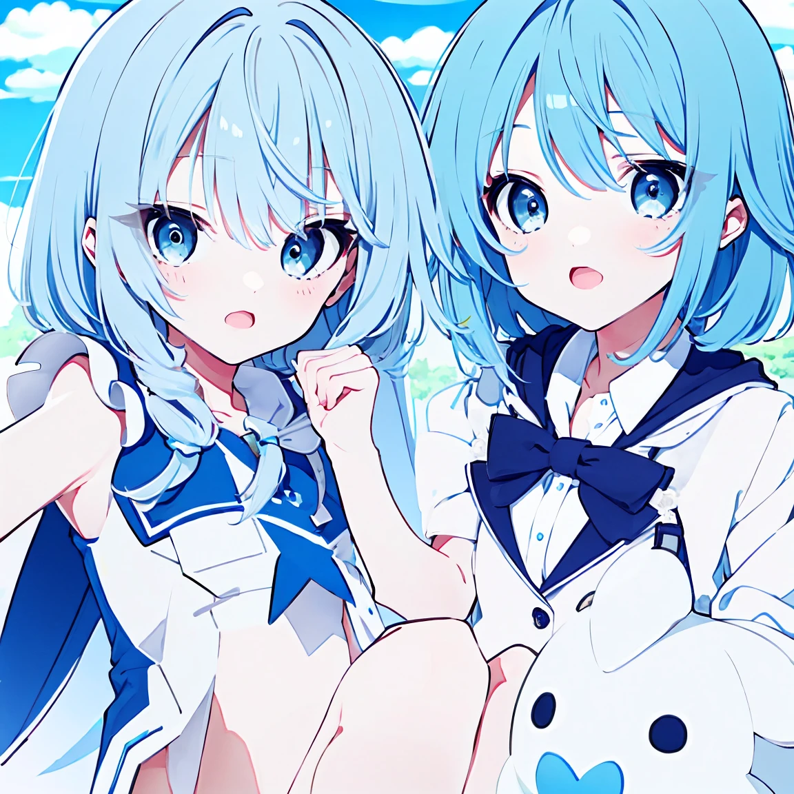 {{illustration}},{{{{masterpiece}}}},{{best quality}},{{official art}},{{extremely detailed cg unity 8k wallpaper}},{{{artbook}}},1girl,mint hair,long hair,side ponytail,aqua hair,swimsuit,sexy,Mint blue background,medium breasts,cleavage,Mint blue,white skin,white swimsuit,one-piece swimsuit dress,virgin,abdominal muscles,aqua blue_eyes,miniskirt,breast skirt,cool feeling,ribbon choker,pastel colors,flat color,style parody,projected inset,border,bare shoulders,collarbone,{{{{{anime style}}}}},lora,swim skirt,{{{{{solo}}}}},arcaea world,sexy dress suit,short eyes,cute face,loli face,good body parts,cute background,style parody,faux traditional media,dynamic pose,cute girl,good fingers,mint background