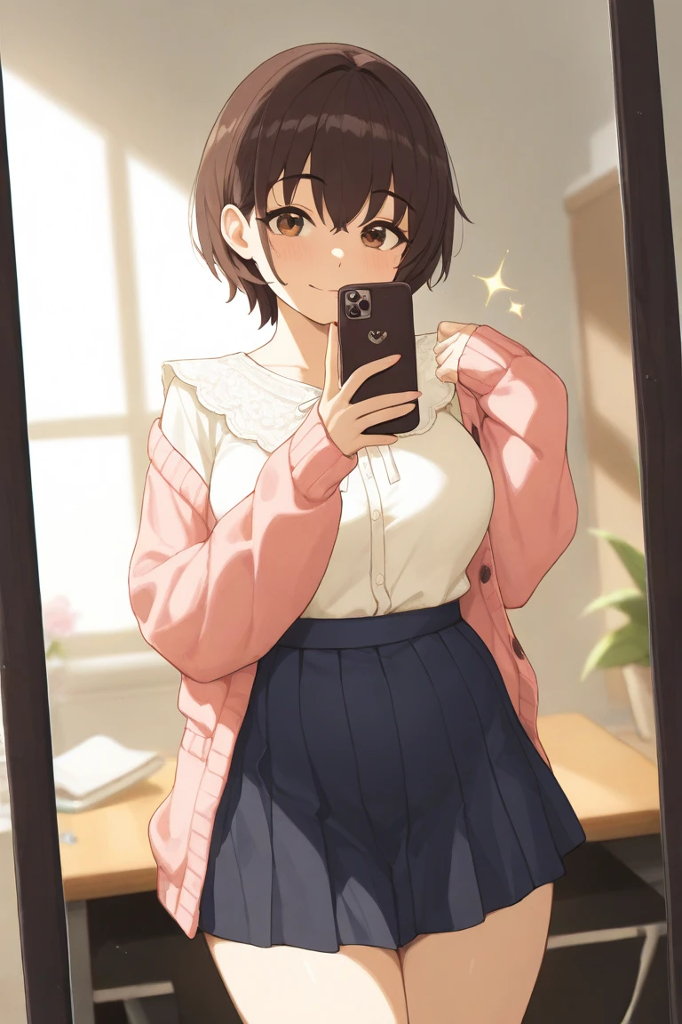 2 girls, 18 year old, with short brown hair, round face with beautiful smile, and brown eyes , tight panties, Take a selfie, have an orgasm, Liftable roof