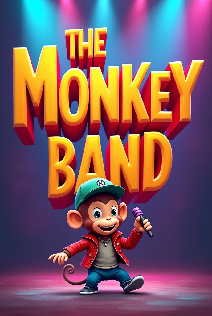 there is a woman (Selena Gomez) posing in front of a poster with a monkey on it, frank kozik, with neon lights, angry high moral sexy werewolf, by Ignacio Zuloaga, burlesque psychobilly, sexy look, bold rave outfit, neon noir, maniac look, inspired by Tadanori Yokoo, alex yanes, by Matteo Pérez