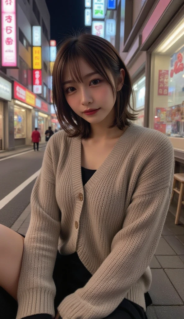 masterpiece、Highest quality、High resolution、Tabletop、wallpaper、Realistic、Bright lighting、Professional Lighting、Face Light、Smooth lighting、Japanese women、Adult、Beautiful woman、action、gravure、sexy、poor、so beautiful、Beautiful Skin、Beautiful and exquisite、Detailed face、slim、moderately、short hair、Brunette colored hair、Brown eyes、Looking into the camera、I have a sax