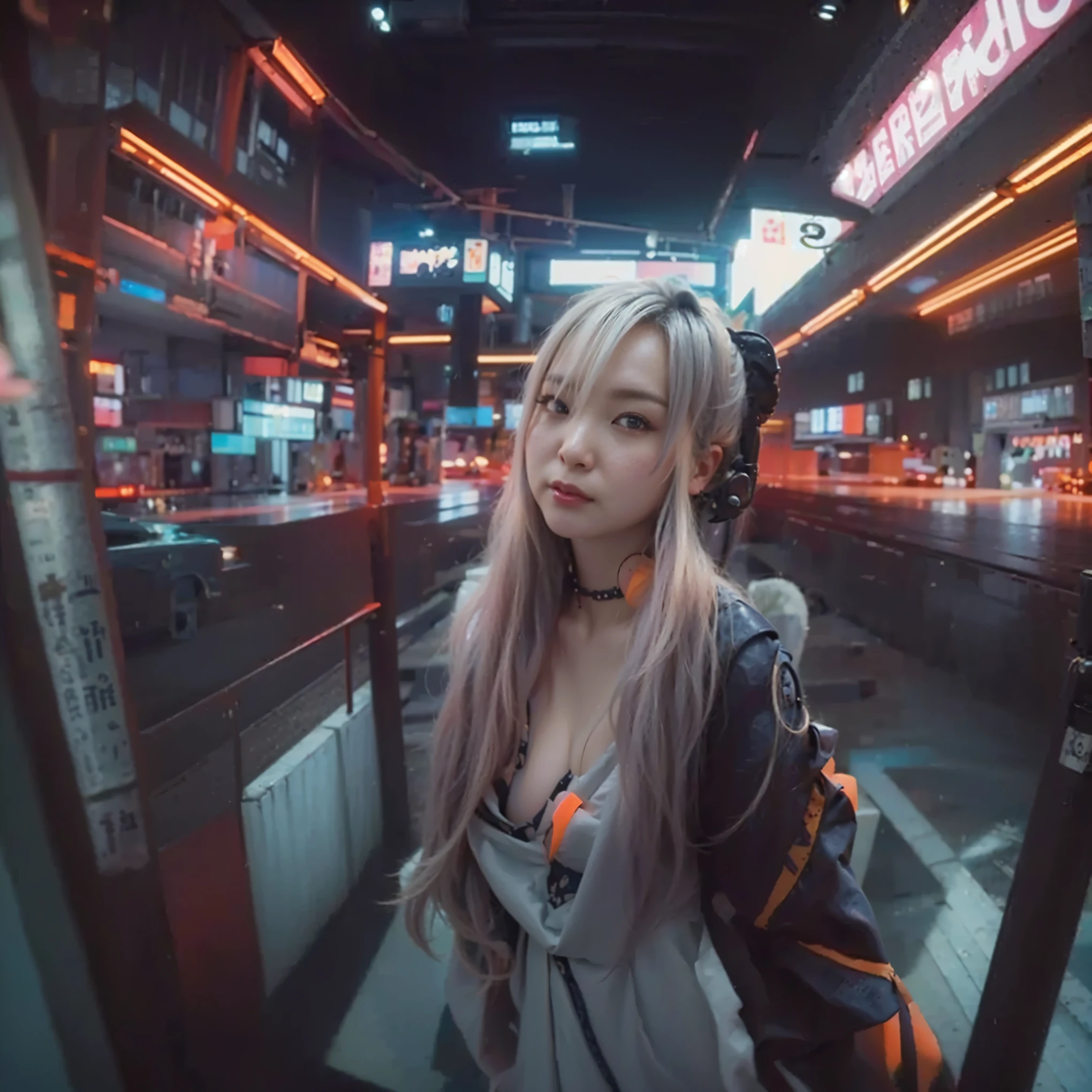 (Completely live action:1.37), (Amazingly realistic textures:1.37), (masterpiece, best quality:1.2), (8k uhd, 16k, 32k, ultra high res), amazingly realistic skin, amazingly realistic photo, superrealism, (photorealistic:1.37), (RAW photo), ultimately realistic, (ultimately realistic all details), (ultimately realistic all textures), super realistic lighting, super realistic shadow, (japanese girl:1.5), (realistic idol face), smiling, happy, super realistic face, ultimately realistic skin, ultimately realistic eyes, (mascara:1.35)ultimately realistic background, ultimately realistic detail up, (kkw-ph1:1.25), (Canon EOS R6, 85mm, 1/200s, f/5.6, ISO 1600), (tattoo), (mechanical armor:1.37), (blue eyes:1.2), (silver hair:1.3),