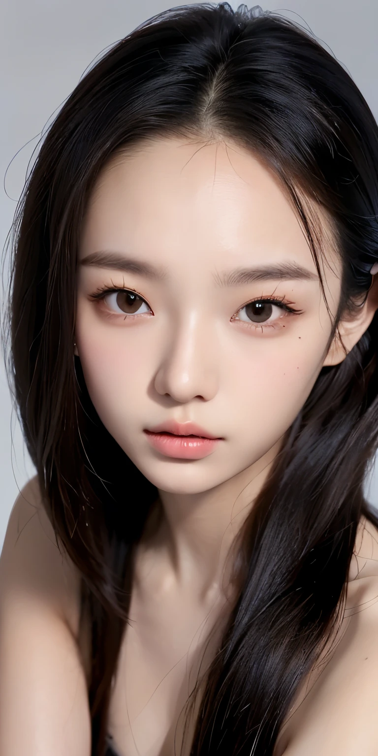 tmasterpiece,whaite hair,face,The upper part of the body,Hairline,Fair skin,18yr old