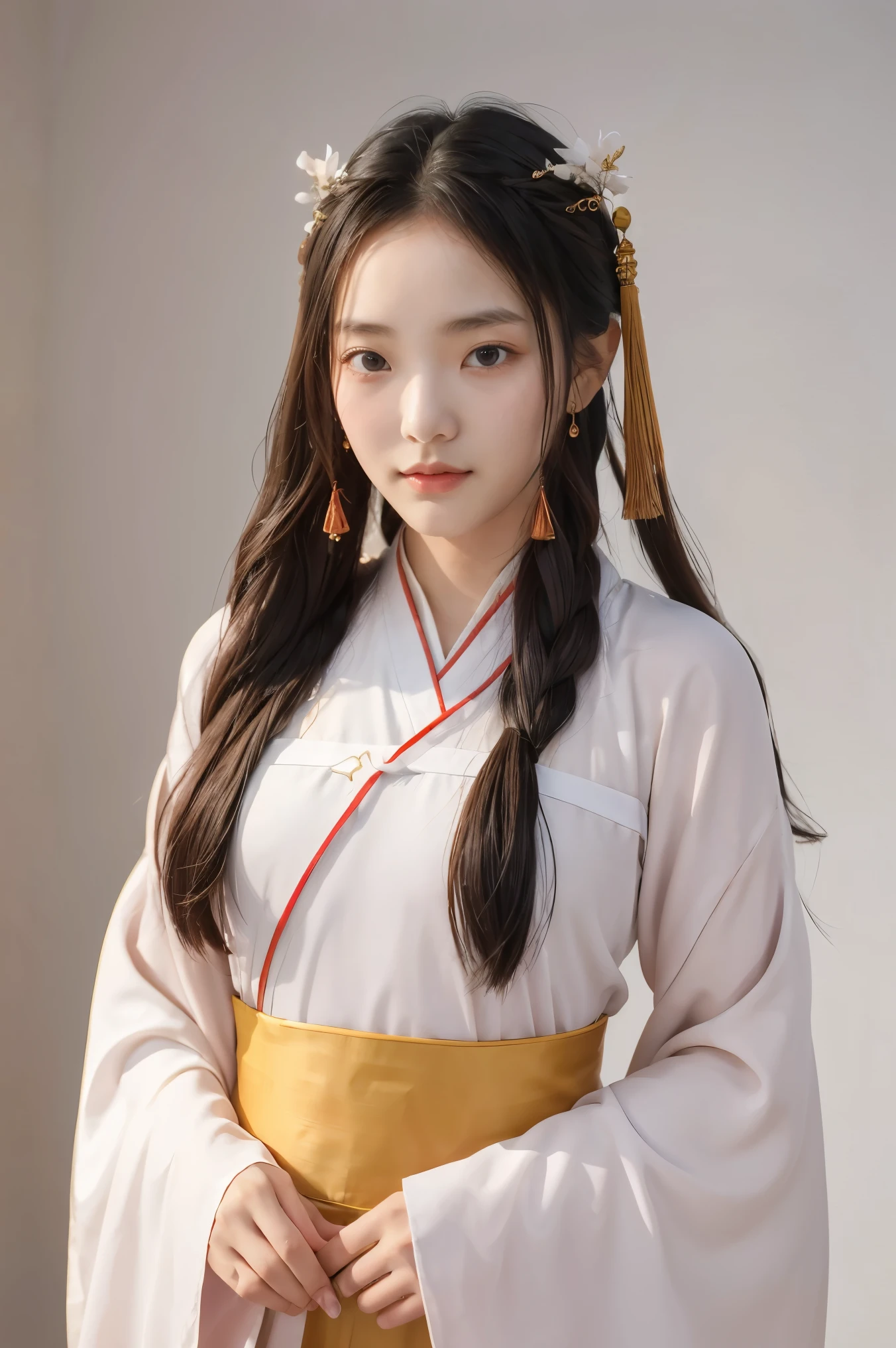 Hyperrealistic,)4K,35mm,hyper-high detail, Professional lighting, Best quality, 超高分辨率, Visually stunning, (1girll:1.1), (Hmong clothing ),realskin,(Perfect body 1.3)Ultra-delicate face。