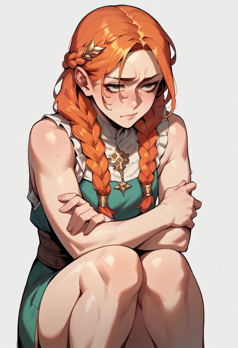 Anime girl with red hair holding a stuffed animal in her arms, Arte no estilo de Guweiz, Guweiz em Pixiv ArtStation, Guweiz em ArtStation Pixiv, Krenz Cushart e Artgerm, Guweiz, Wlop e Krenz Cushart, trending on artstation pixiv