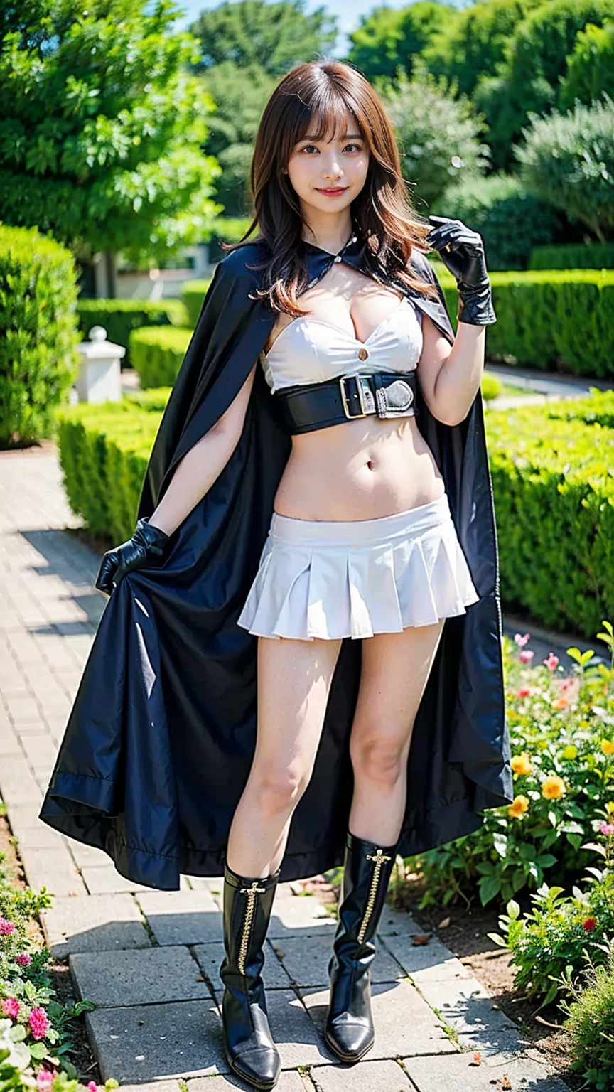 Western white Woman with dark hair ,costume
