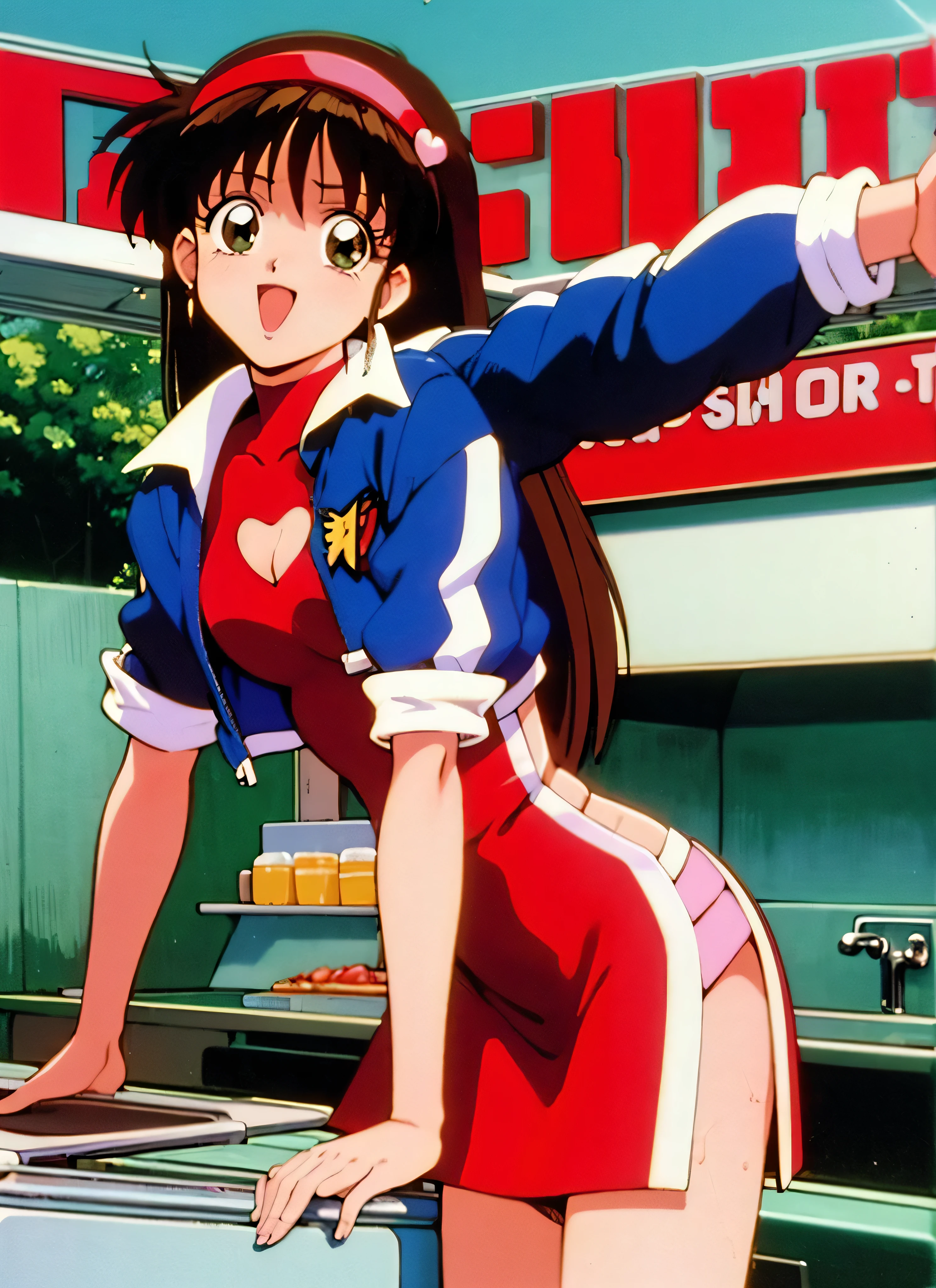 (Photo:1.3), highdetail, Bulla, 1girl, solo, red headband, red dress, (acclaimed, alluring, captivating, exciting, gorgeous, striking:1.3), (trending on artstation:1.3)