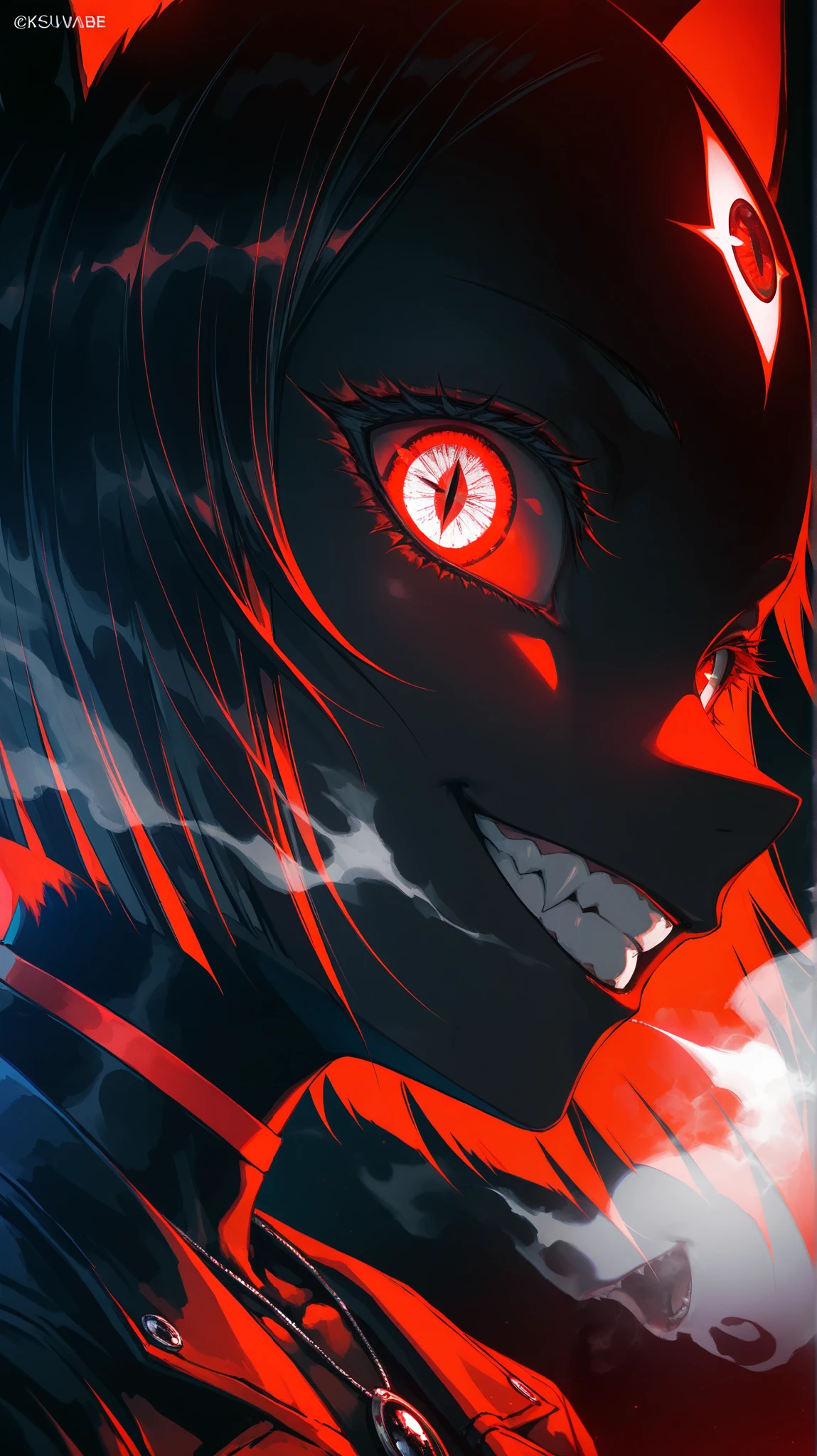 A  beautiful girl sadistic psychopathic face, background blood pool,white hair, covered in blood ,Smart lighting, aesthetic, cinematic 
