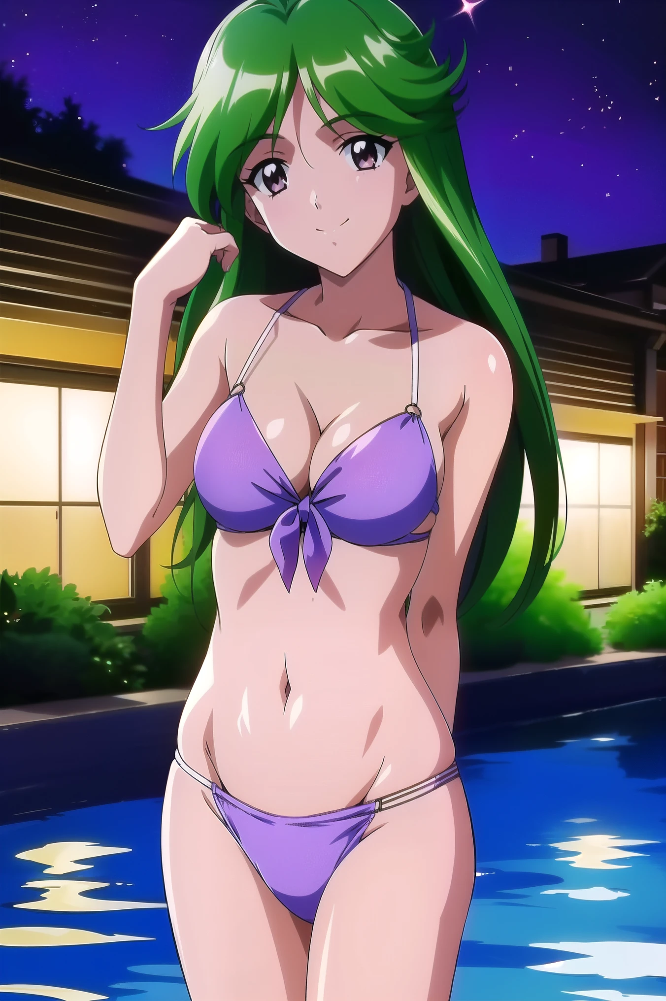 jewelry,gem, necklace,
blue eyes, purple hair,long hair,Bangs,
long hair, lipstick, smile, Hot girl, baddie, staring, glaring, bad attitude, mean girl, dare, angry, hate, crazy, smoking, sensual, attractive, masterpiece, best quality, highly detailed, a anime girls in sailor uniforms with a gun posing for a picture,
evil smile, smile, open mouth,black_serafuku, ecchi anime style, anime girls ,
ecchi style, ecchi, shipgirls, digital anime art!!, high school girls, holding a gun, hold a gun, anime style 4
k, micro skirt, exposed belly, exposed navel, exposed midriff, holding pistol,underboob,
exposed lower belly,school, classroom,