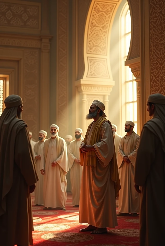 

"Our Prophet Muhammad (peace be upon him) taught us the lessons of peace, love and compassion. He preached us to believe in one God and to do good deeds. He taught us to believe in one God and to do good deeds.



